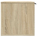 toiletskjuler kattebakke 60x40x40 cm konstrueret træ sonoma-eg