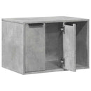 toiletskjuler kattebakke 60x40x40 cm konstrueret træ betongrå