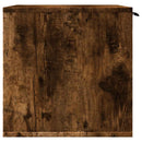 toiletskjuler kattebakke 60x40x40 cm konstrueret træ røget eg