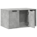 toiletskjuler kattebakke 80x50x45 cm konstrueret træ betongrå