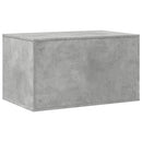 toiletskjuler kattebakke 80x50x45 cm konstrueret træ betongrå