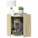 toiletskjuler kattebakke 42x42x51 cm konstrueret træ sonoma-eg