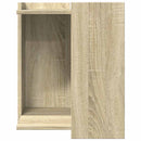 toiletskjuler kattebakke 42x42x51 cm konstrueret træ sonoma-eg