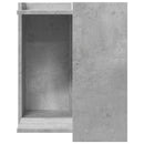 toiletskjuler kattebakke 42x42x51 cm konstrueret træ betongrå