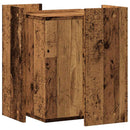 toiletskjuler kattebakke 42x42x51 cm konstrueret træ antikt træ