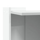 toiletskjuler til kattebakke 53x53x51 cm konstrueret træ hvid