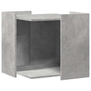 toiletskjuler kattebakke 53x53x51 cm konstrueret træ betongrå
