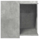 toiletskjuler kattebakke 53x53x51 cm konstrueret træ betongrå