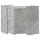 toiletskjuler kattebakke 53x53x51 cm konstrueret træ betongrå