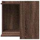 toiletskjuler kattebakke 53x53x51 cm konstrueret træ brunt eg