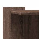 toiletskjuler kattebakke 53x53x51 cm konstrueret træ brunt eg