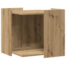 toiletskjuler kattebakke 53x53x51 cm konstrueret træ kunsteg