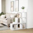 rumdelerreol 3-lags hvid 99x29x99 cm konstrueret træ