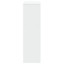 rumdelerreol 3-lags hvid 99x29x99 cm konstrueret træ