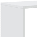 rumdelerreol 3-lags hvid 99x29x99 cm konstrueret træ
