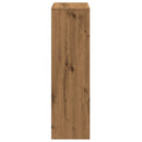 bogreol/rumdeler 99x29x99 cm 3 niveauer konstrueret træ kunsteg
