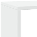 bogreol/rumdeler 137,5x29x103,5 cm konstrueret træ hvid