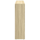 bogreol/rumdeler 137,5x29x103,5 cm konstrueret træ sonoma-eg