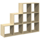 bogreol/rumdeler 137,5x29x103,5 cm konstrueret træ sonoma-eg