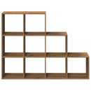 bogreol/rumdeler 137,5x29x103,5 cm konstrueret træ kunsteg