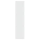 bogreol/rumdeler 123x29x123 cm 3 niveauer konstrueret træ hvid