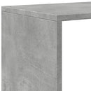 bogreol/rumdeler 123x29x123 cm konstrueret træ betongrå
