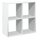 rumdelerreol hvid 69,5x29x69,5 cm konstrueret træ