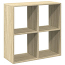 bogreol/rumdeler 69,5x29x69,5 cm konstrueret træ sonoma-eg