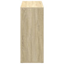 bogreol/rumdeler 69,5x29x69,5 cm konstrueret træ sonoma-eg
