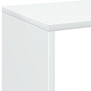 bogreol/rumdeler 69,5x29x103,5 cm konstrueret træ hvid