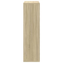 bogreol/rumdeler 69,5x29x103,5 cm konstrueret træ sonoma-eg