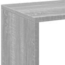 bogreol/rumdeler 69,5x29x103,5 cm konstrueret træ grå sonoma-eg