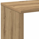 bogreol/rumdeler 69,5x29x103,5 cm konstrueret træ kunsteg