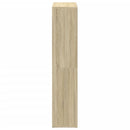 bogreol/rumdeler 69,5x29x137,5 cm konstrueret træ sonoma-eg