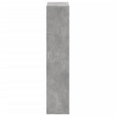 bogreol/rumdeler 69,5x29x137,5 cm konstrueret træ betongrå