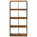 bogreol/rumdeler 69,5x29x137,5 cm konstrueret træ antikt træ