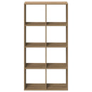 bogreol/rumdeler 69,5x29x137,5 cm konstrueret træ kunsteg