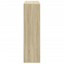 bogreol/rumdeler 102x29x103,5 cm konstrueret træ sonoma-eg