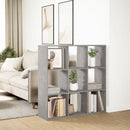 bogreol/rumdeler 102x29x103,5 cm konstrueret træ betongrå