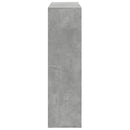 bogreol/rumdeler 102x29x103,5 cm konstrueret træ betongrå