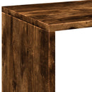 bogreol/rumdeler 102x29x103,5 cm konstrueret træ røget eg