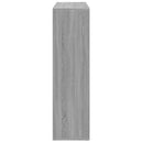 bogreol/rumdeler 102x29x103,5 cm konstrueret træ grå sonoma-eg