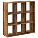 bogreol/rumdeler 102x29x103,5 cm konstrueret træ antikt træ