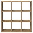 bogreol/rumdeler 102x29x103,5 cm konstrueret træ kunsteg