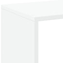 bogreol/rumdeler 102x29x103,5 cm konstrueret træ hvid