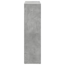 bogreol/rumdeler 102x29x103,5 cm konstrueret træ betongrå