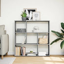 bogreol/rumdeler 102x29x103,5 cm konstrueret træ grå sonoma-eg