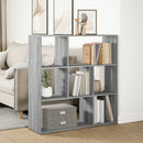 bogreol/rumdeler 102x29x103,5 cm konstrueret træ grå sonoma-eg