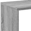 bogreol/rumdeler 102x29x103,5 cm konstrueret træ grå sonoma-eg
