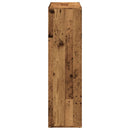 bogreol/rumdeler 102x29x103,5 cm konstrueret træ antikt træ